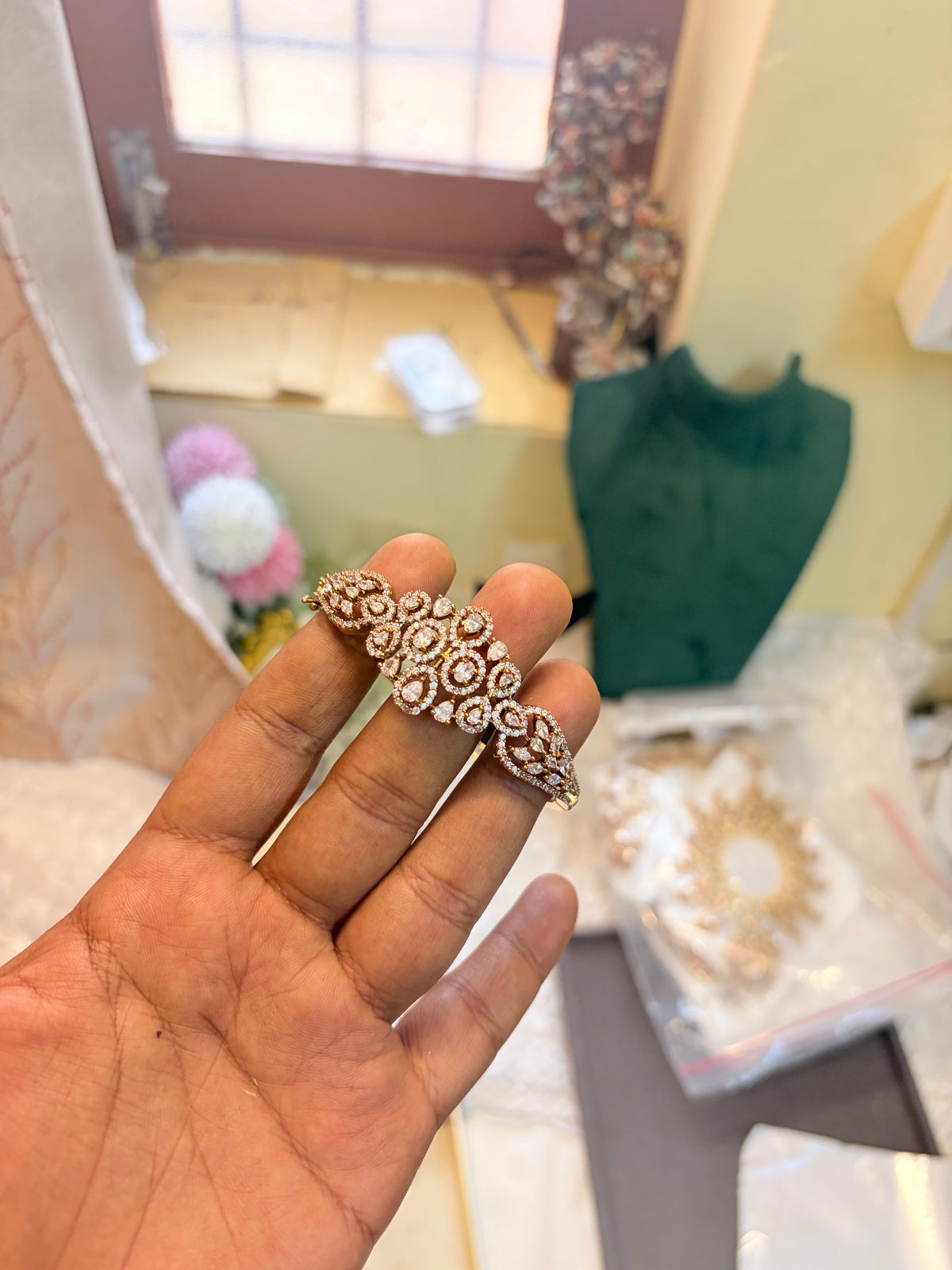 AD stones Diamond replica bracelet premium quality