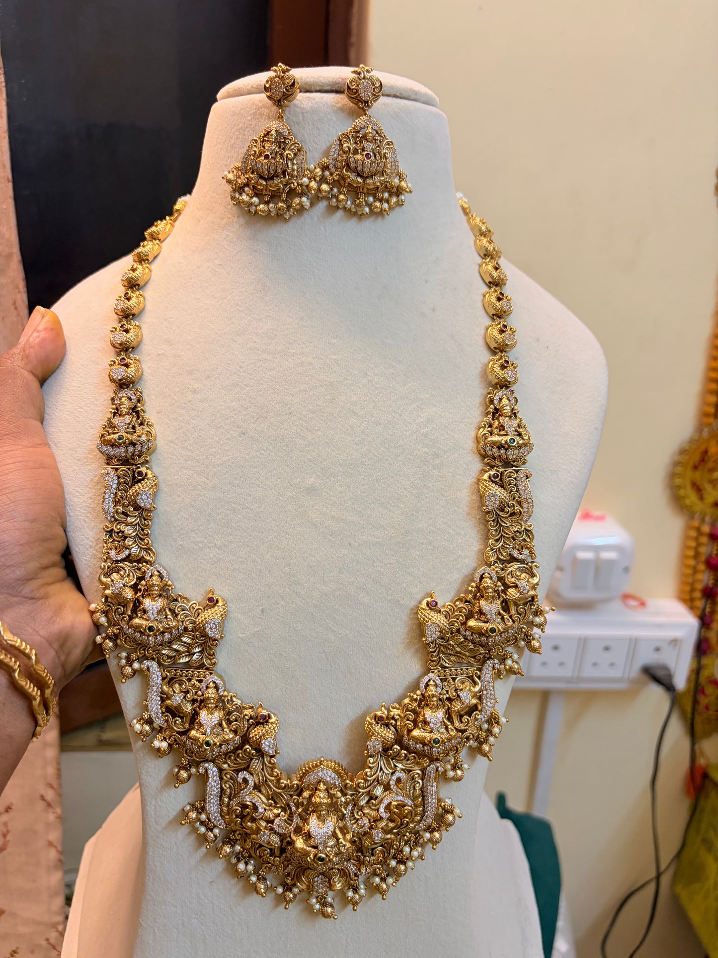 Heritage Lakshmi jadau haram
