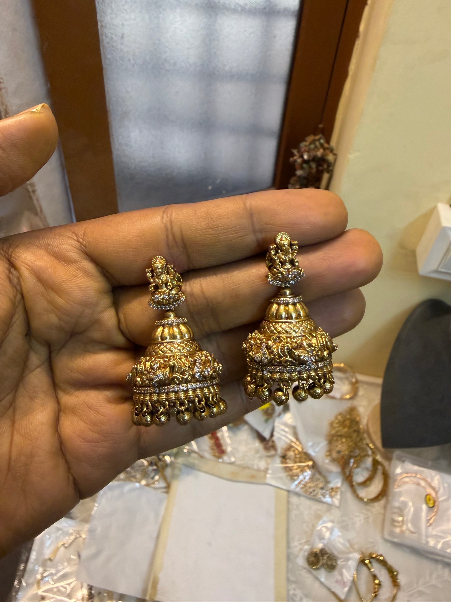 Divine Lakshmi Nakshi Jhumka