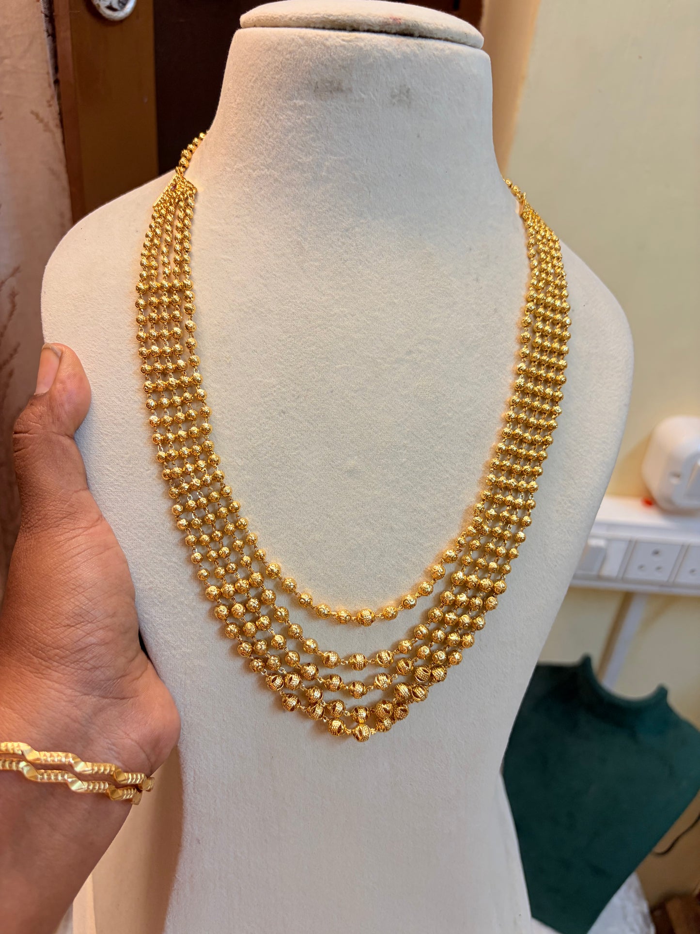 Traditional gold beads semi haram