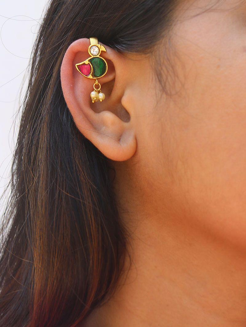 Traditional Kemp bugadi earrings