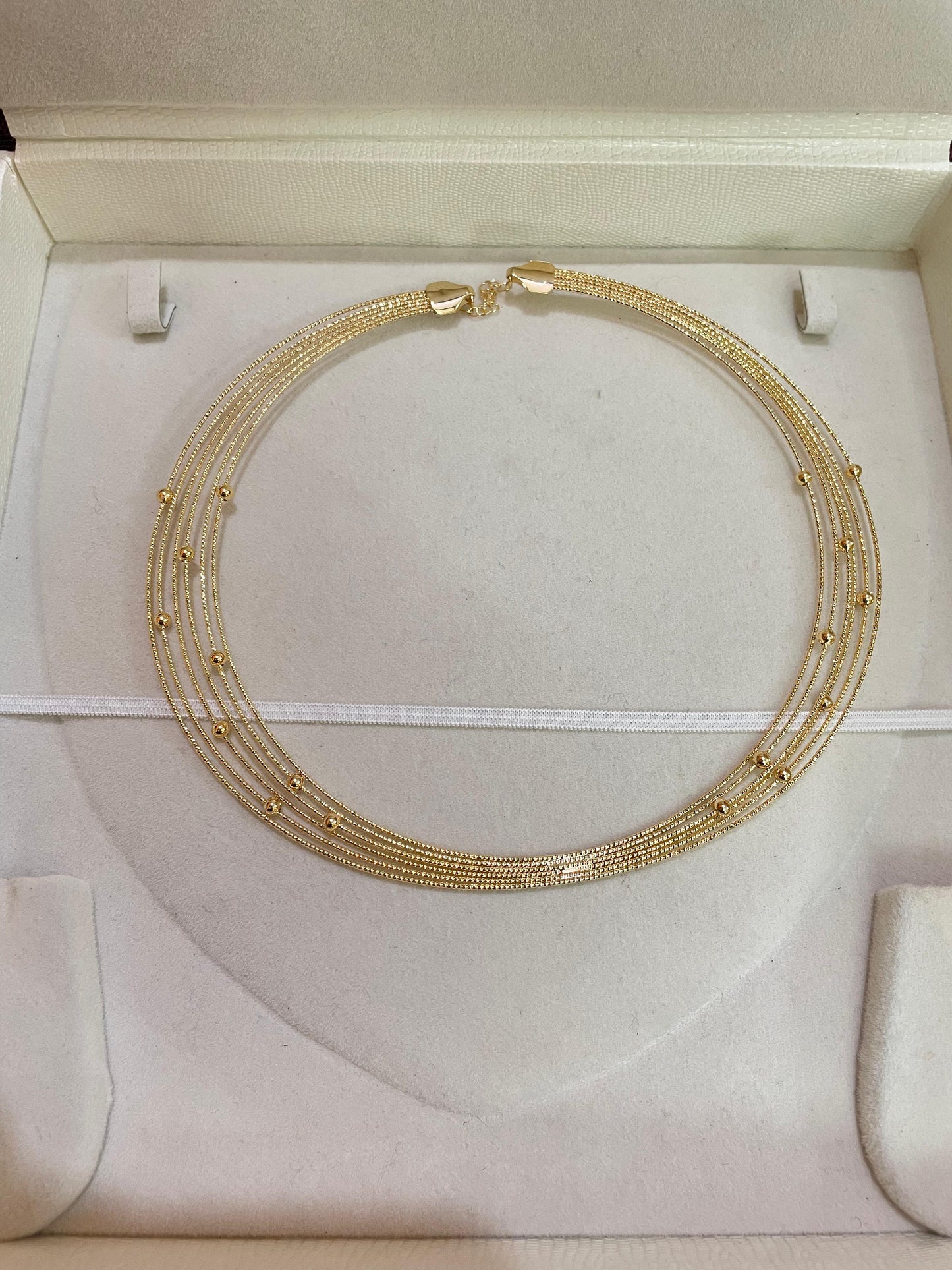 Golden radiance multi-strand imported hasli