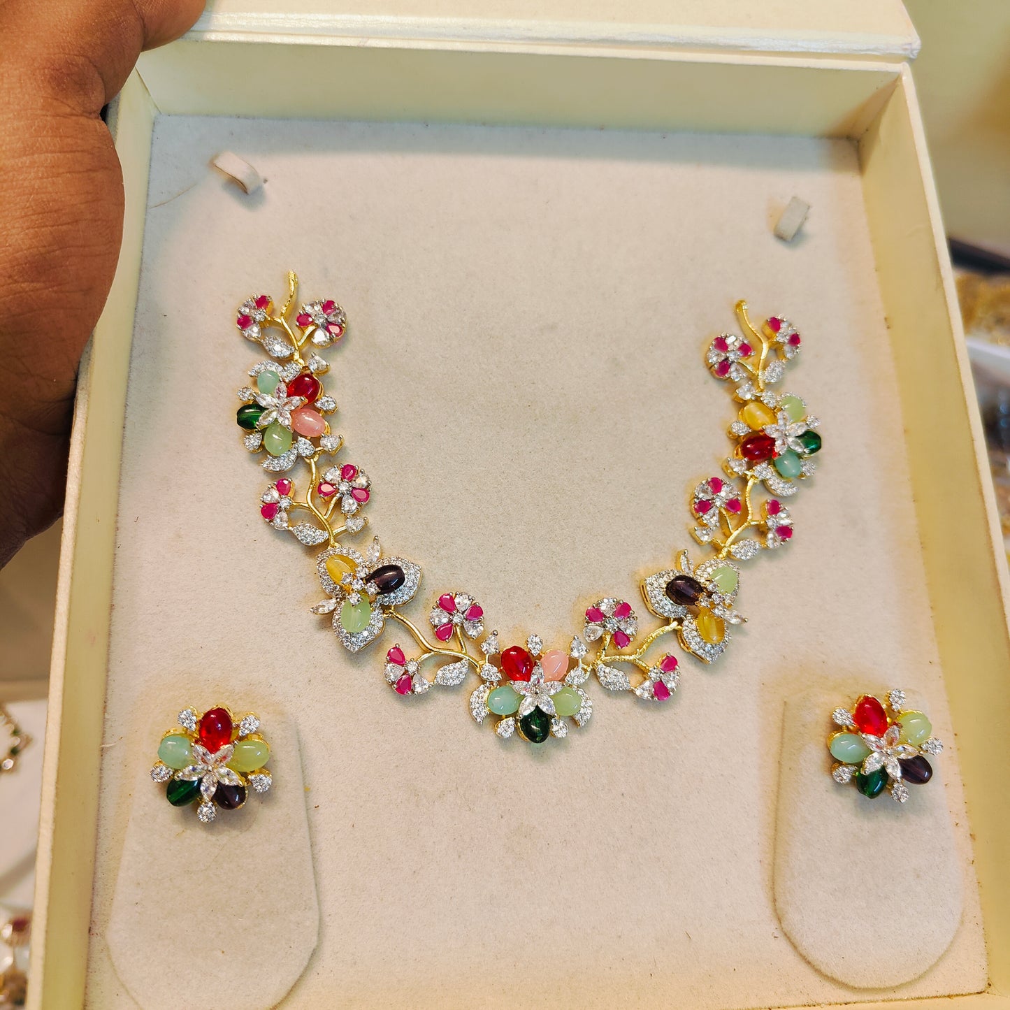 Gj polish premium quality necklace set