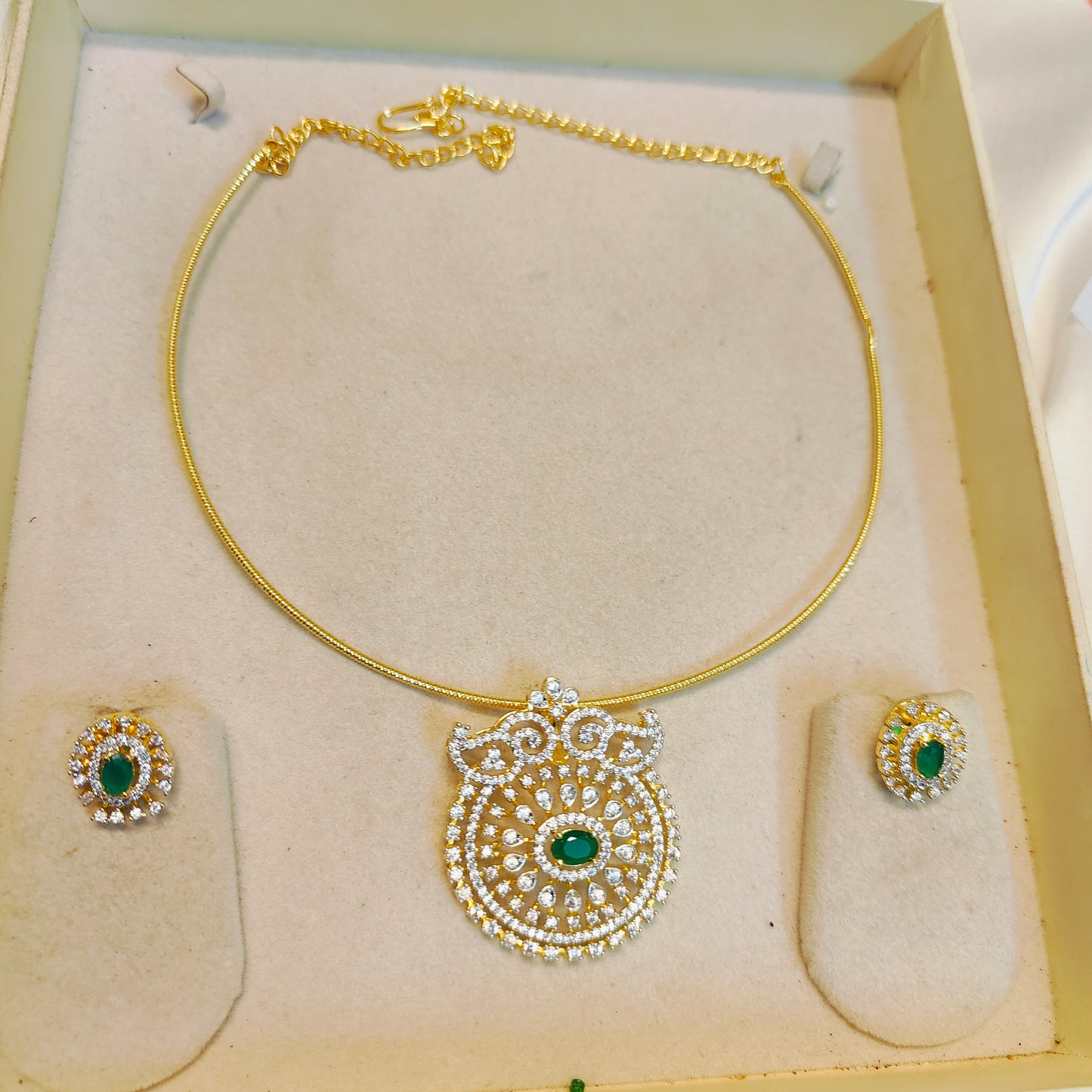 Gj polish necklace set premium quality