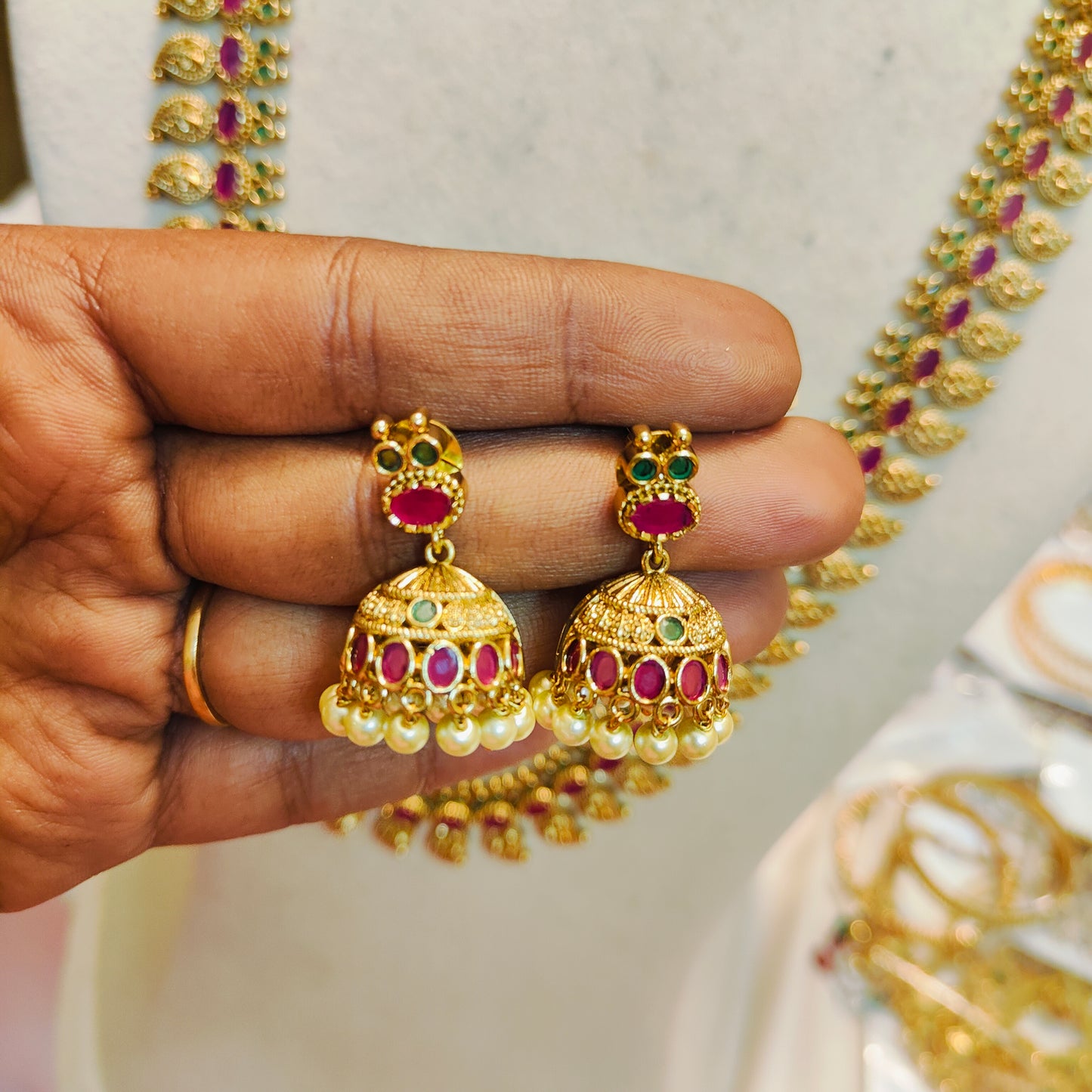 Traditional mango haram cz stone