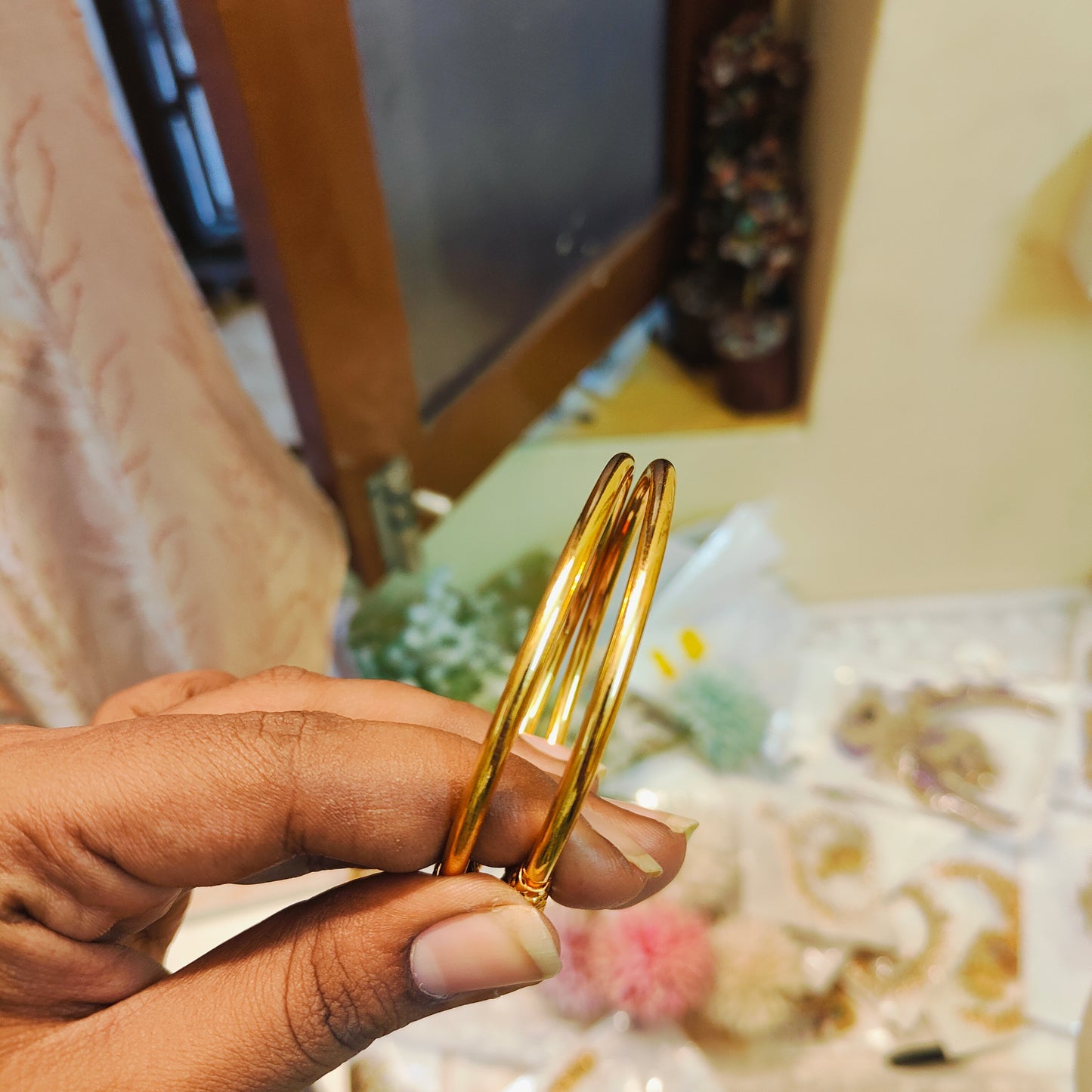 Classic gold replica kada bangles
