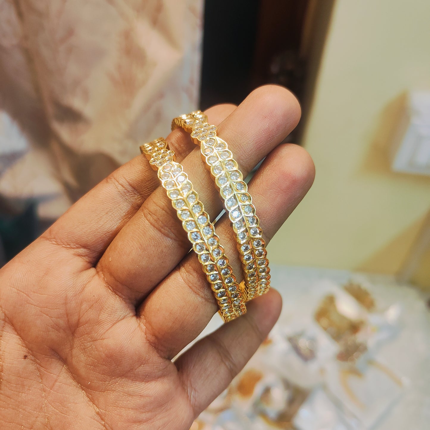 Classic impon bangles gold replica