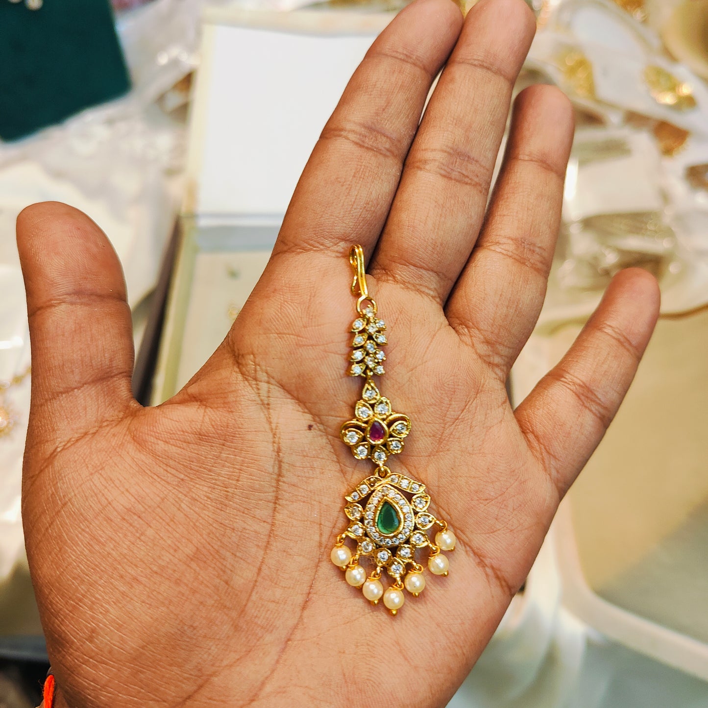 Classic Bridal Combo set with tika