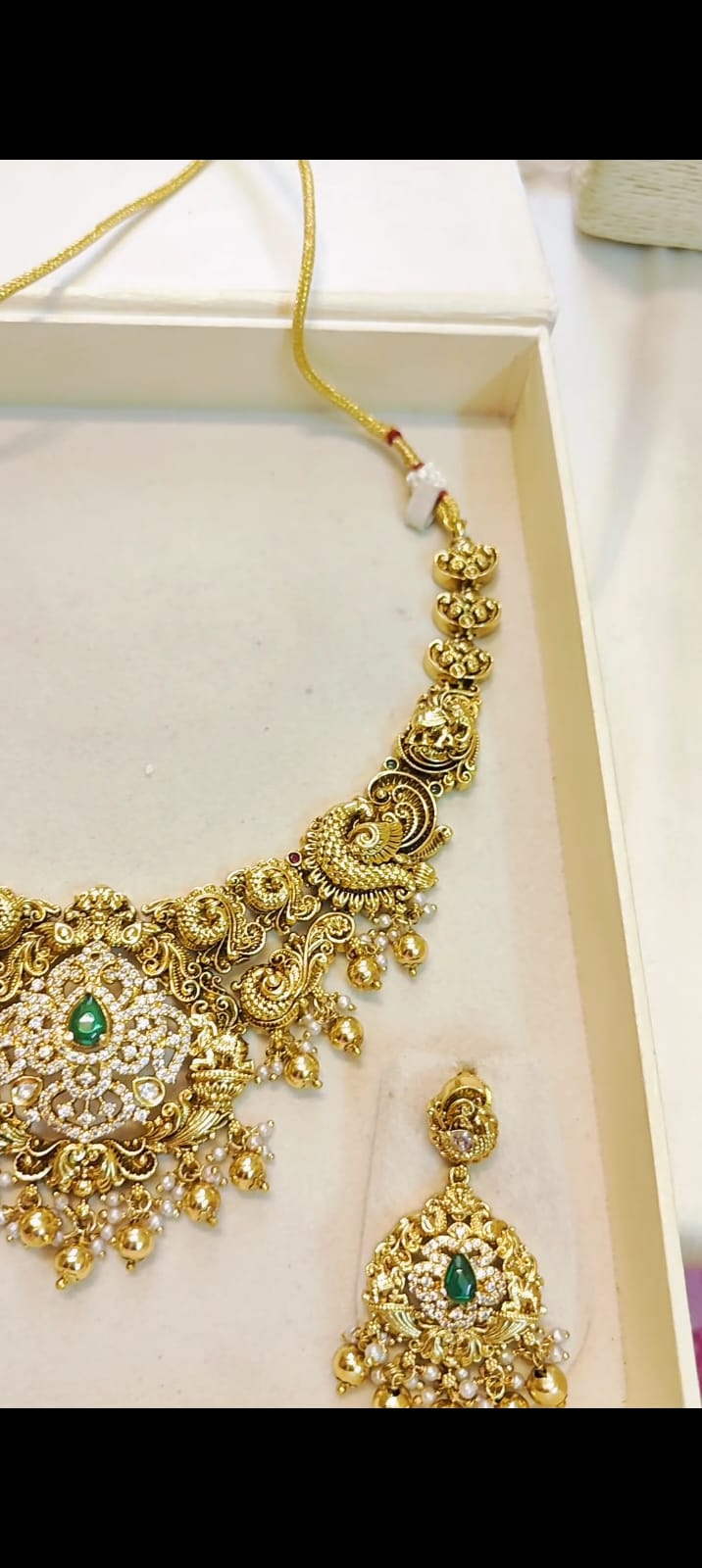 Top seller in bridal necklace set nakshi finish premium quality