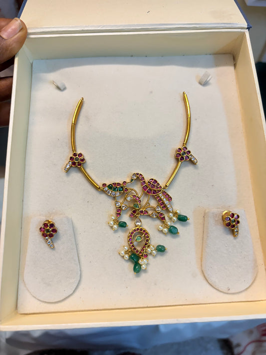 Kemp stones jadau  hasli set