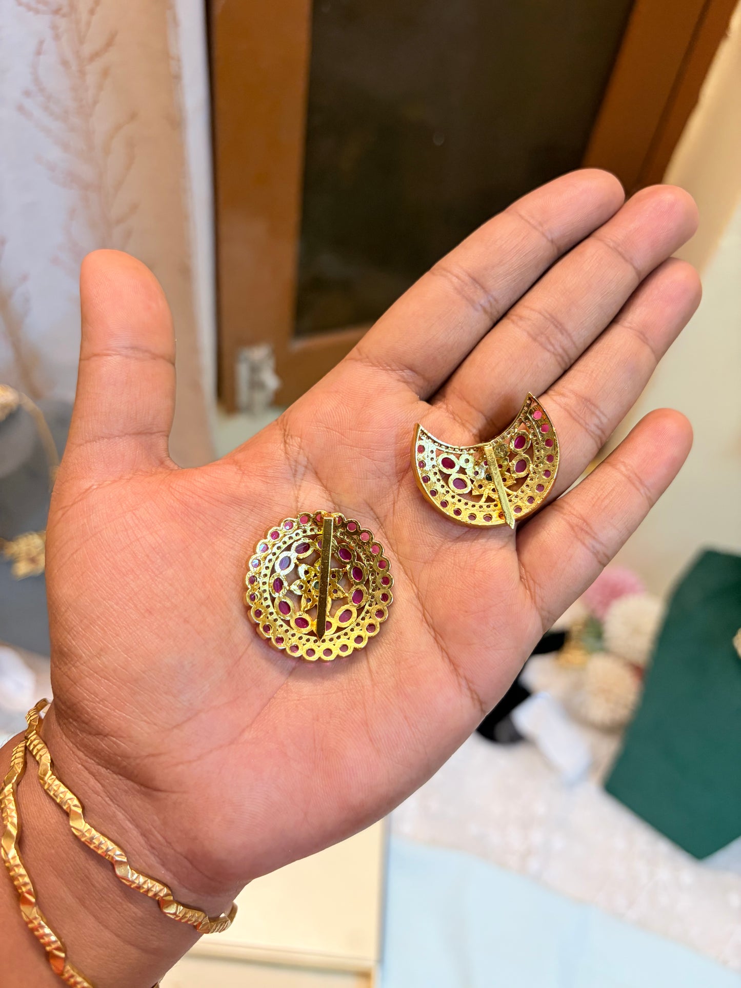 Kemp stones sun and moon hair accessories