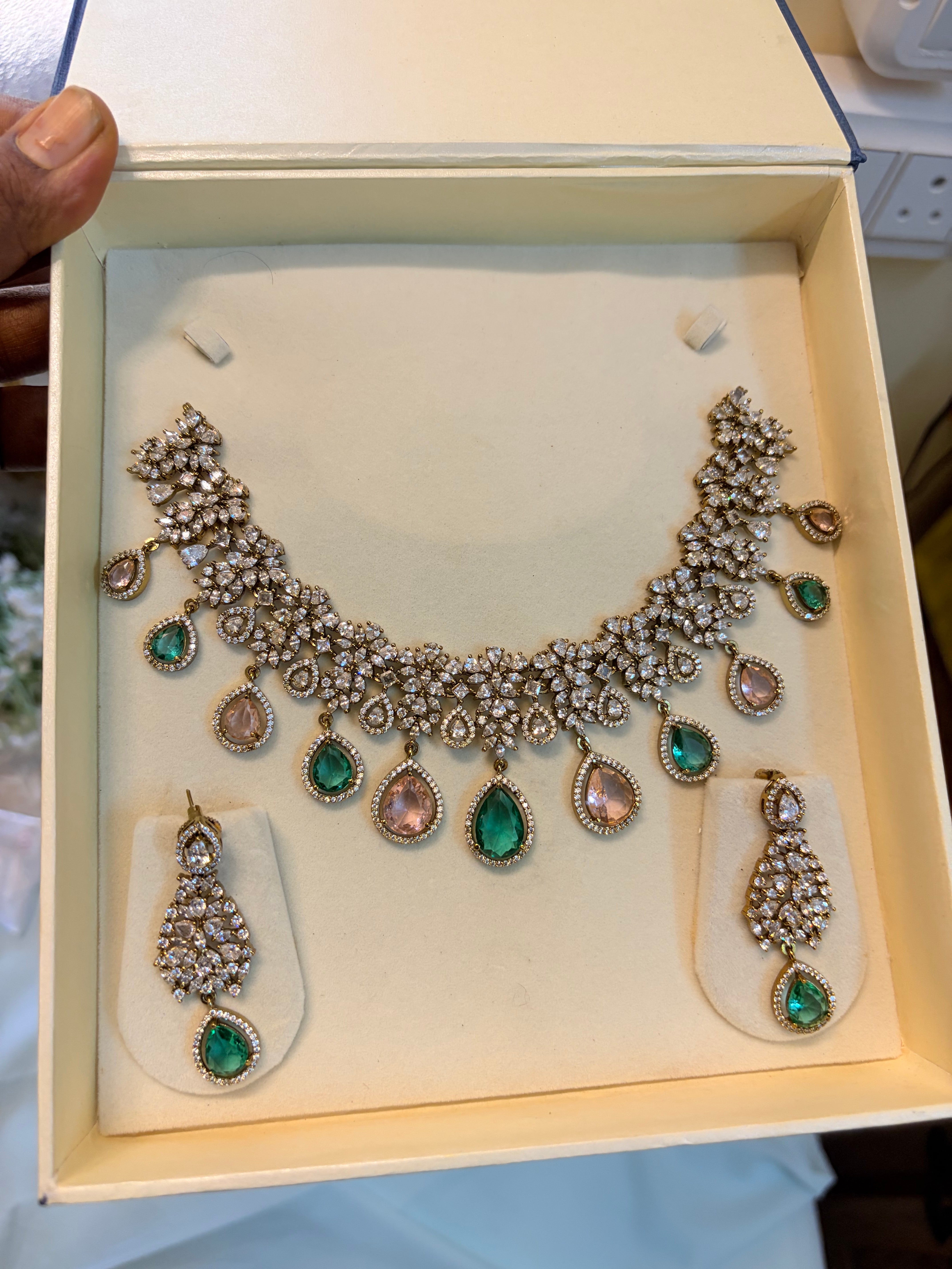 Designer Floral AD choker set