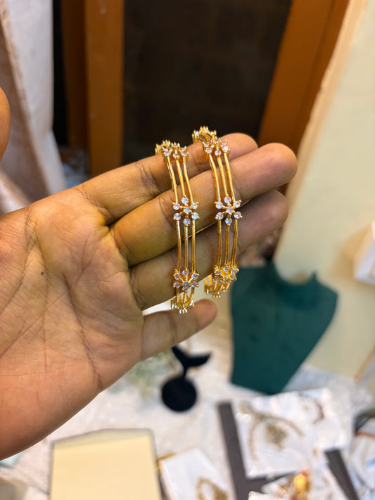 AD stones kada bangles