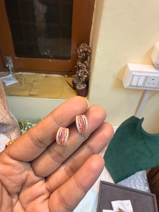 Cz Bali earrings
