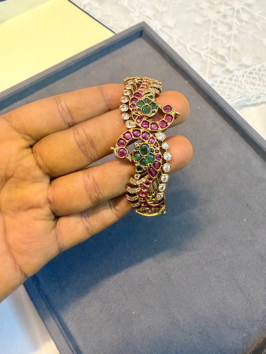 Antique kemp Peacock  Designer kada