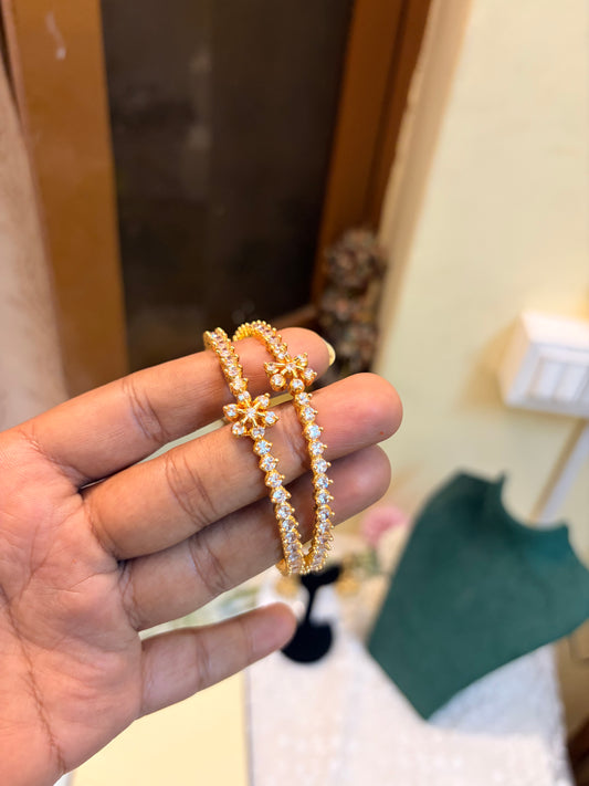 Diamond replica AD stones bangles