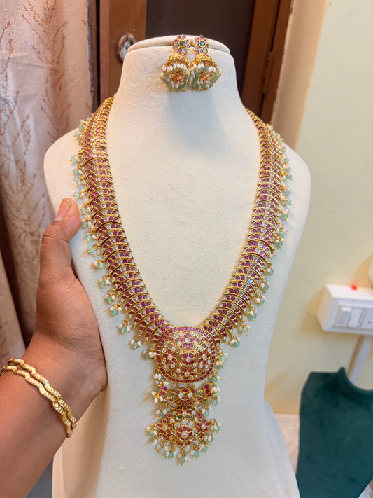 Pure kemp stones jadau Kundan haram