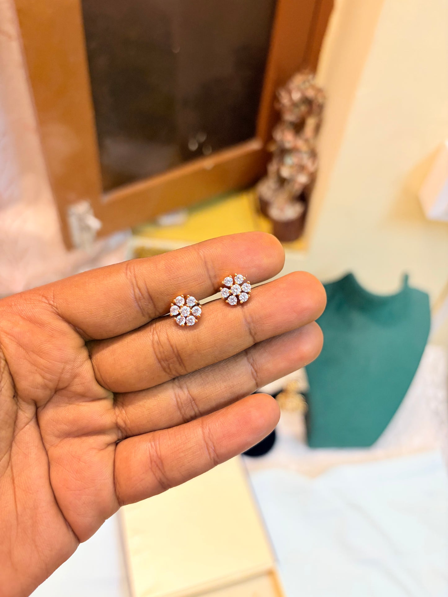 Timeless Daily wear Panchaloham screw back stud