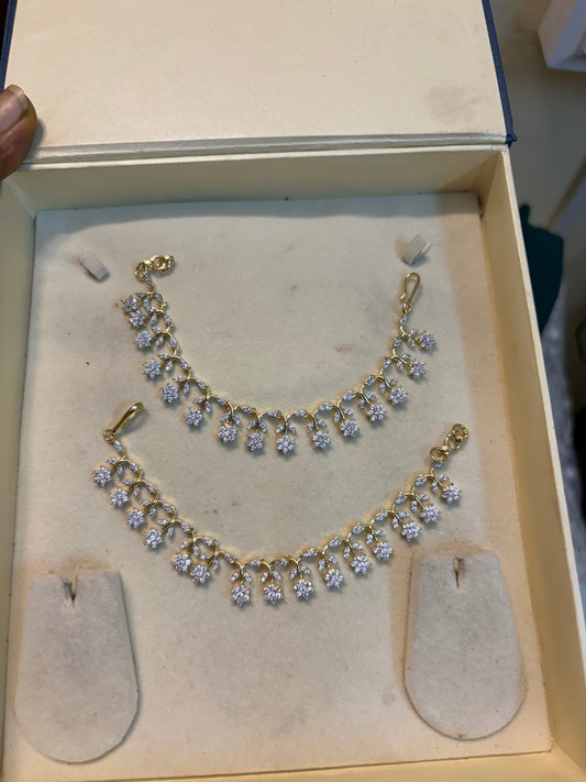 Gj polish Diamond replica earchain premium quality