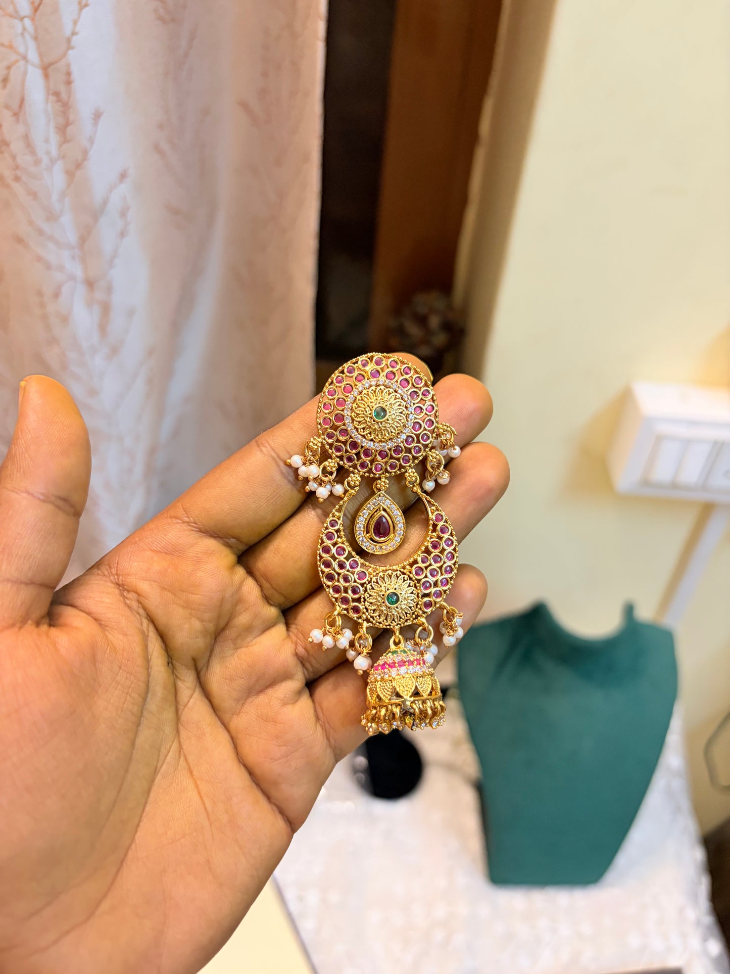 Gold antique finish hair accessories