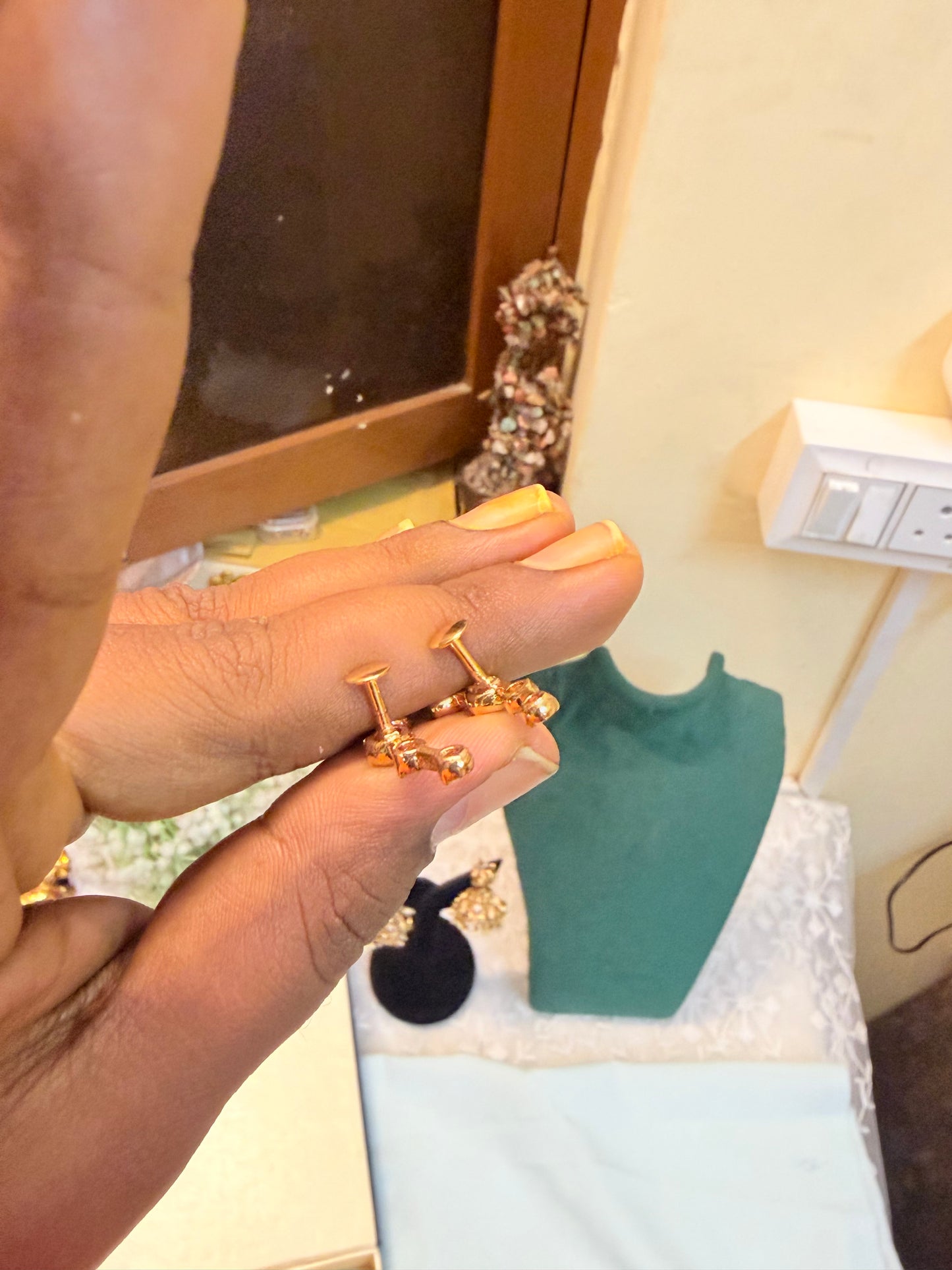 Panchaloham earcuff daily wear screw back stud