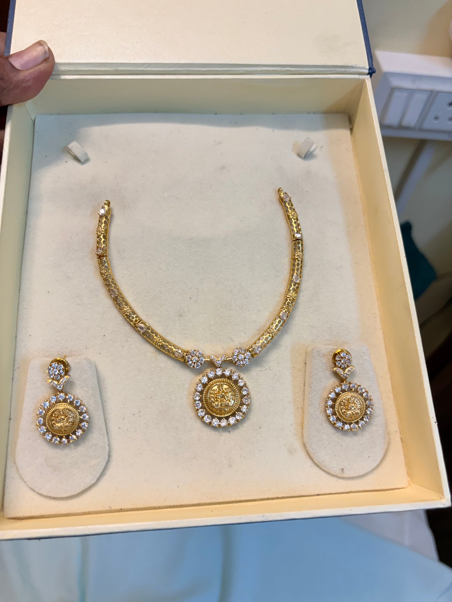 Lakshmi Cz hasli set premium quality