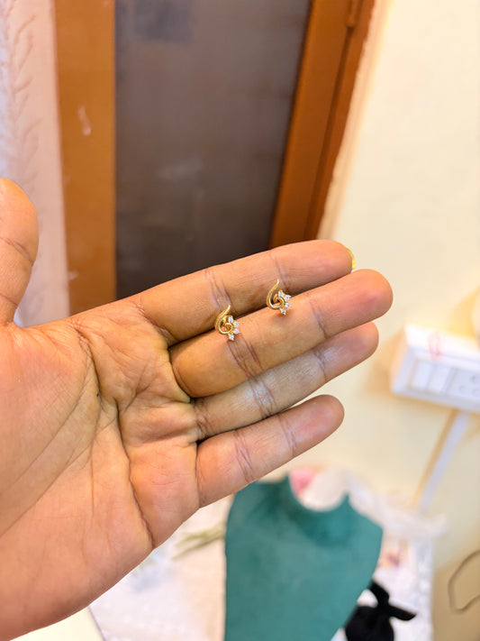 Cz stone stud