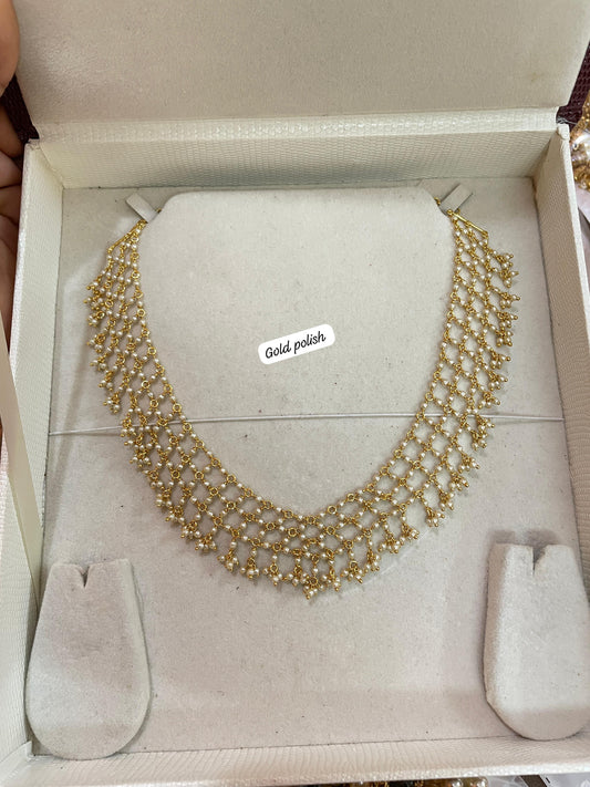 Handmade rice pearl chain premium quality