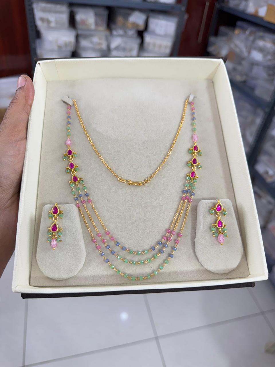 Real handmade step chain premium quality gold replica design