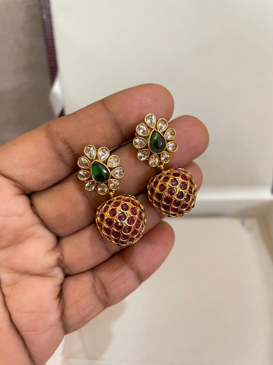 Real Kemp stones earrings