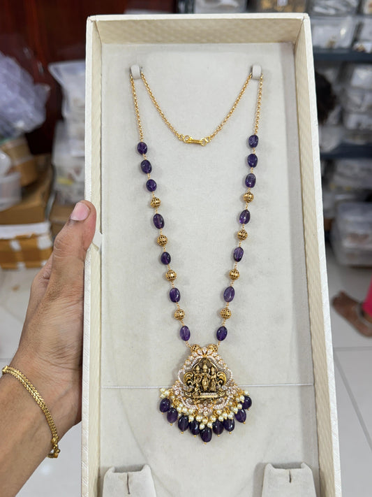 Ramparivar amethyst beads chain