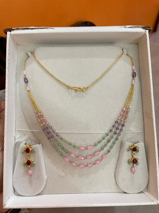 Elegant cascade layer beads chain