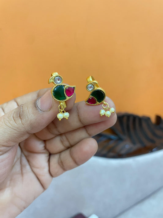 Traditional Kemp bugadi earrings