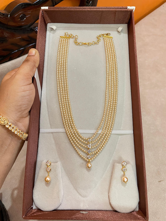Classic multi-strand pearl haram