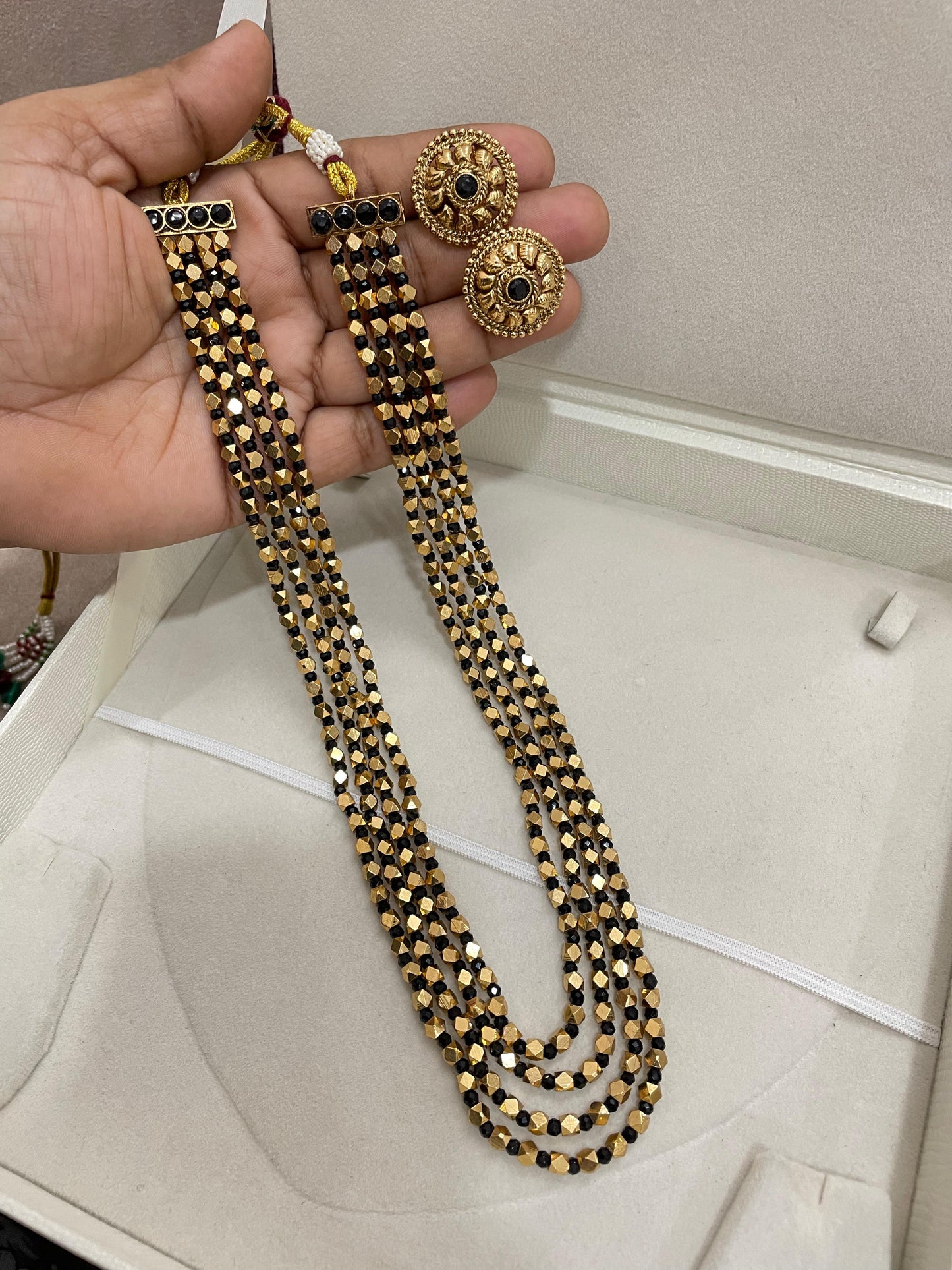 Ashtapailu mala traditional haram 22 to 24inches