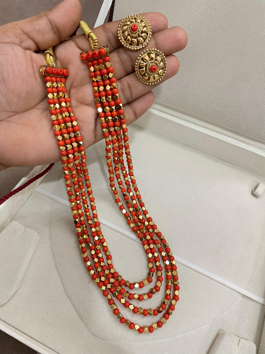 Heritage inspired coral haram 4 layer