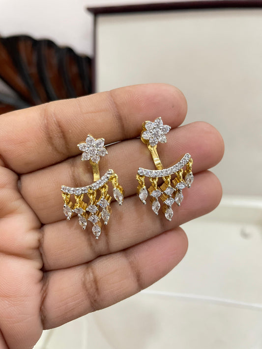 Diamond replica Detachable earrings