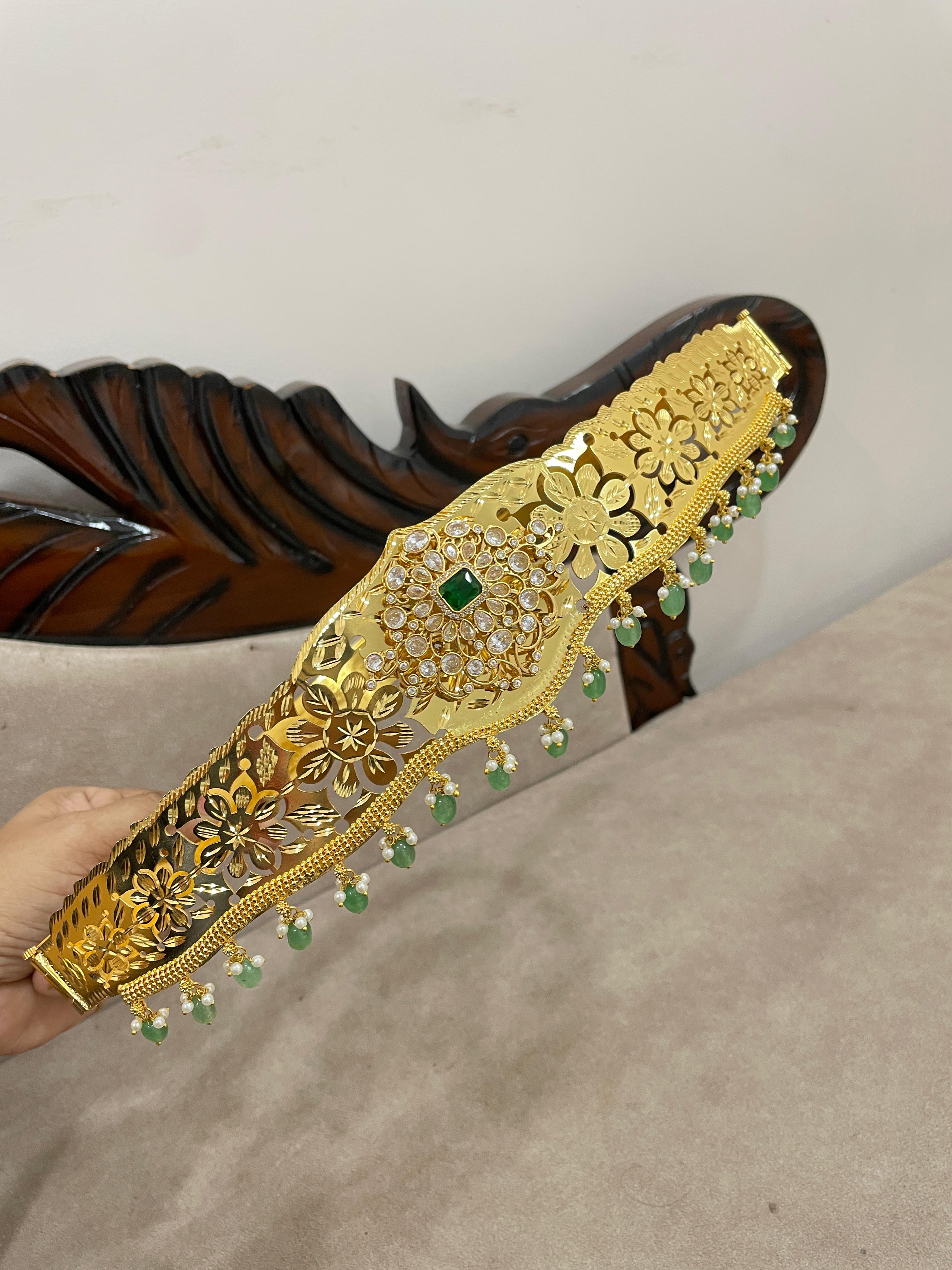 Designer AD stones Premium Bridal Hip belt Adult size