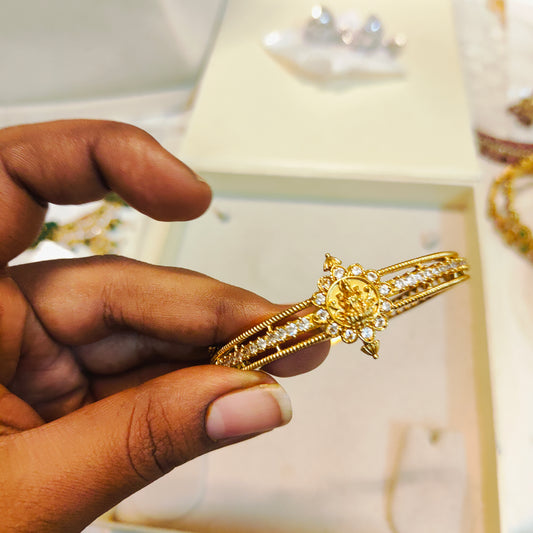 Cz stone gold plated premium quality bracelet