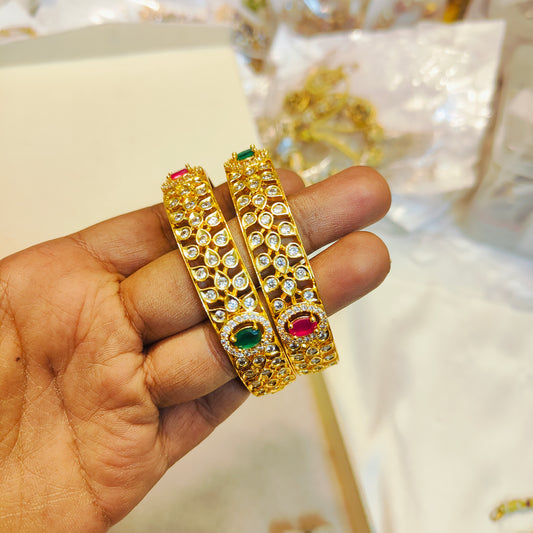 Gold replica bangles premium quality