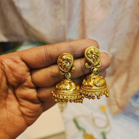 Mango nakshi jhumka