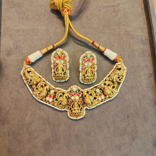 Jadau kundan neckset premium quality