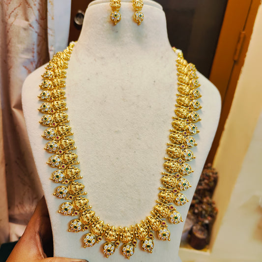 Gold antique finish bottumala haram premium quality