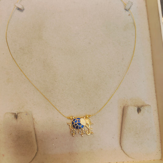 Jadau kundan invisible chain