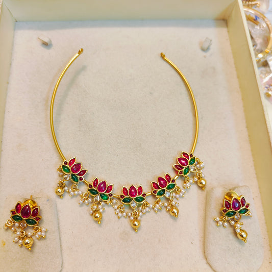 Lotus Kanti necklace set