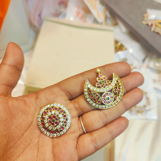 Sun and moon hair accessories