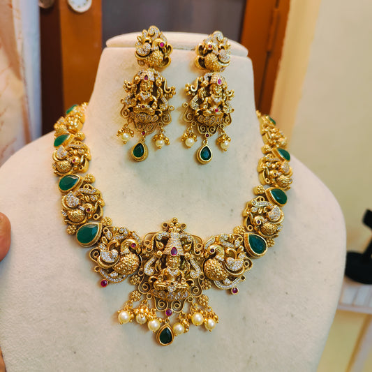Goddess Lakshmi Heritage necklace set