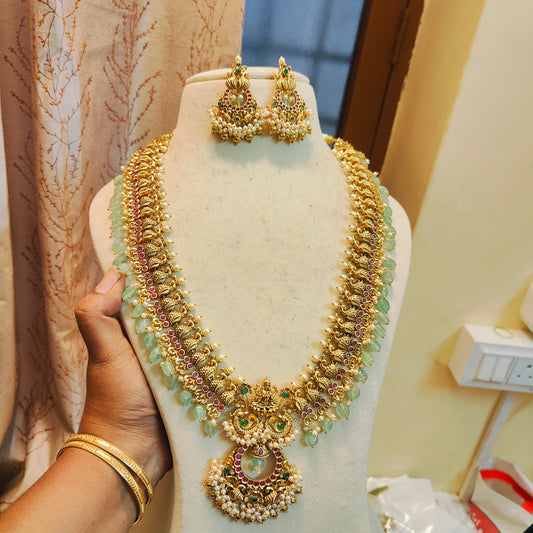 Grand temple peacock antique haram