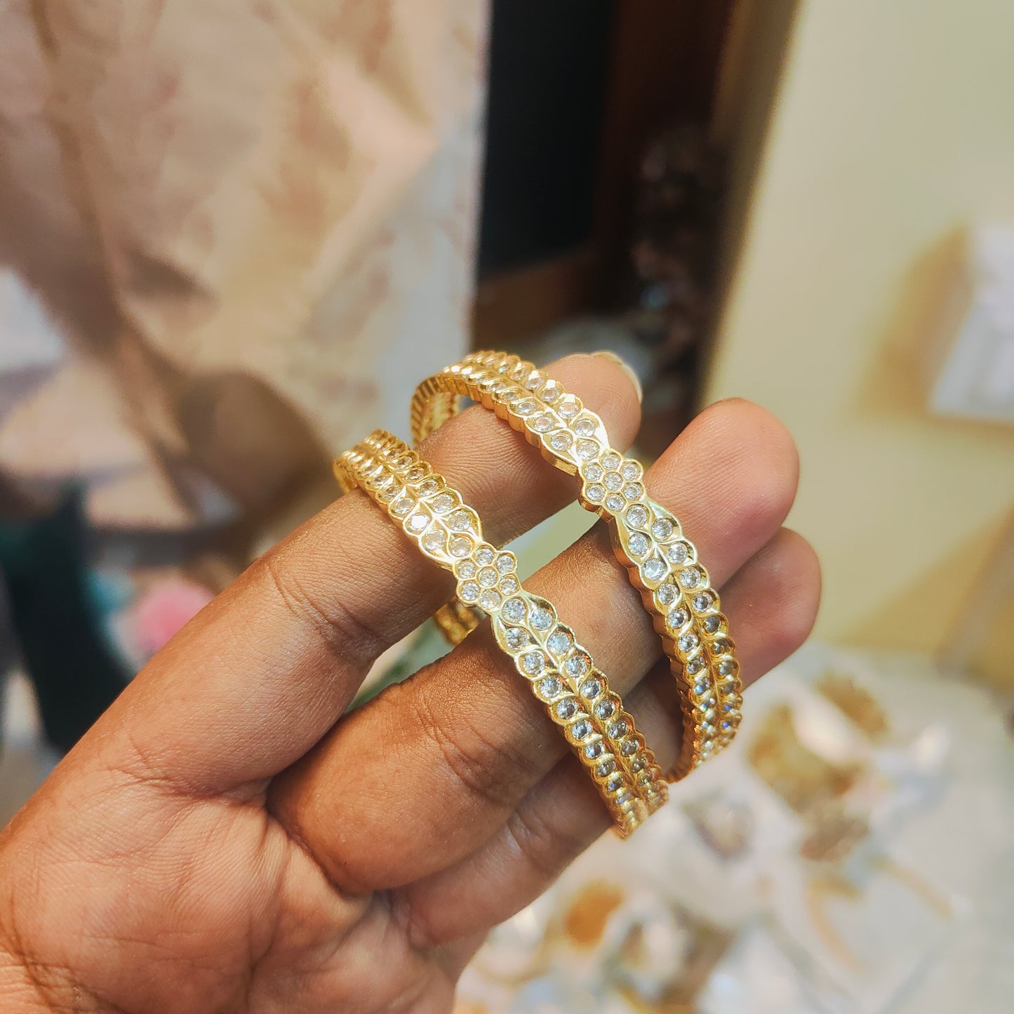 Classic impon bangles gold replica