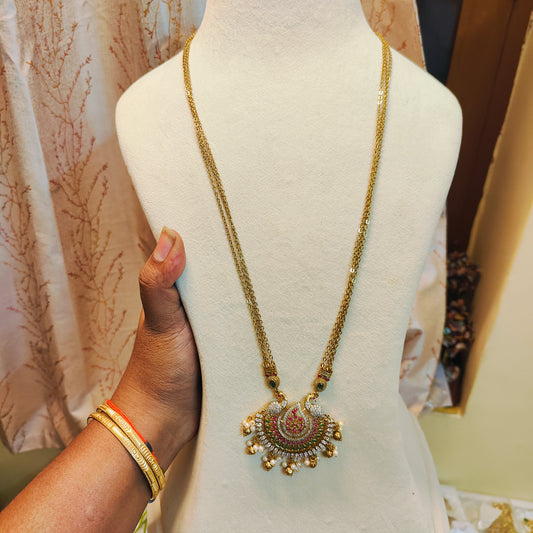 Traditional antique cz chain 24inches